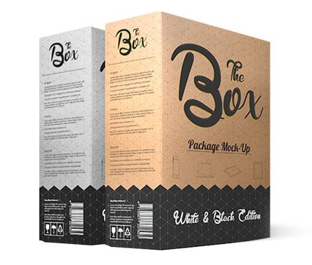 Boxes package mockup