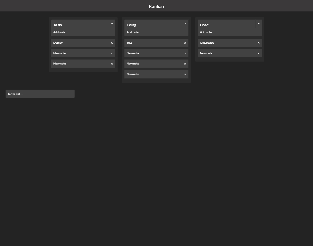 kanban project miniature